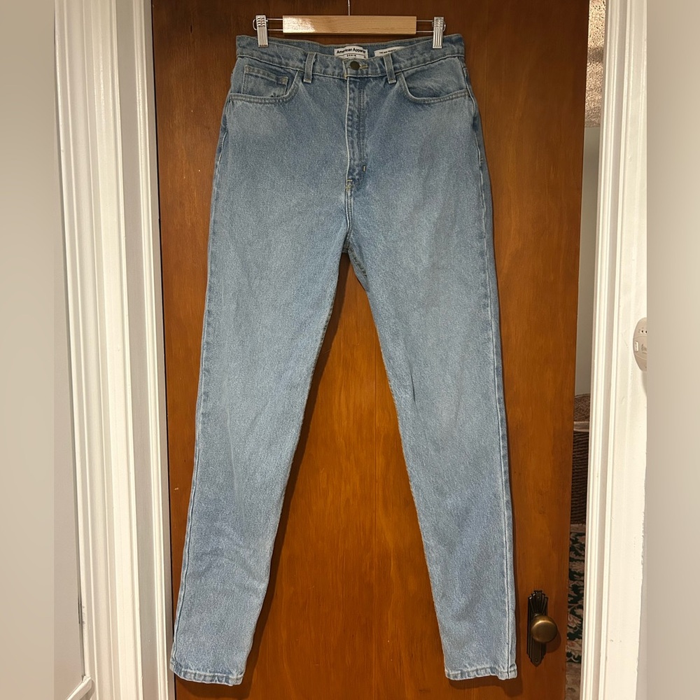 Vintage American Apparel High Waisted Jean in Light Wash Size 31
